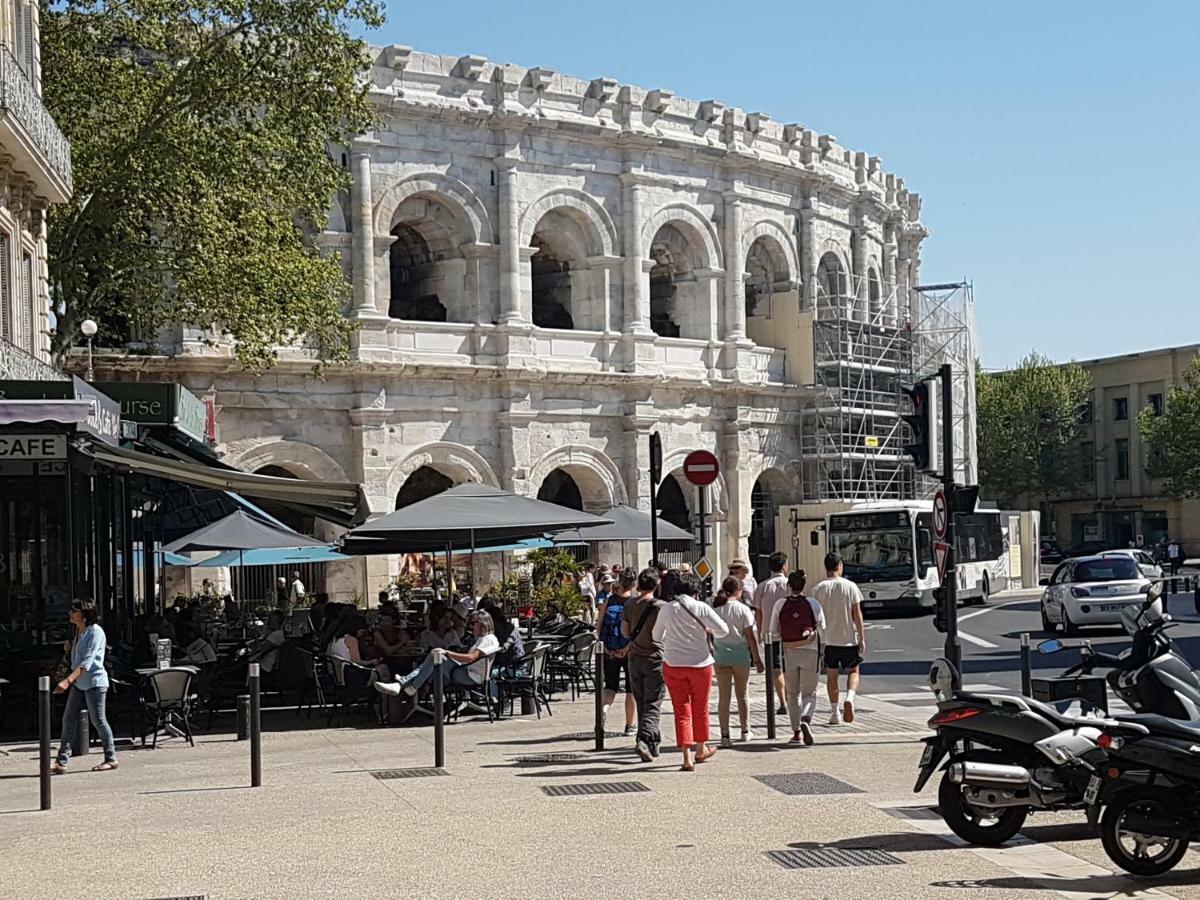 Ferienwohnung Dolce Nimes Centre Exterior foto
